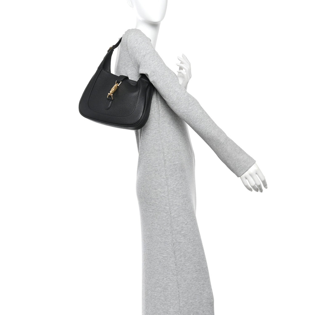 Grand Prix Calfskin Small Jackie 1961 Hobo Black £¨ Direct shipment via from wholesalehk.shop