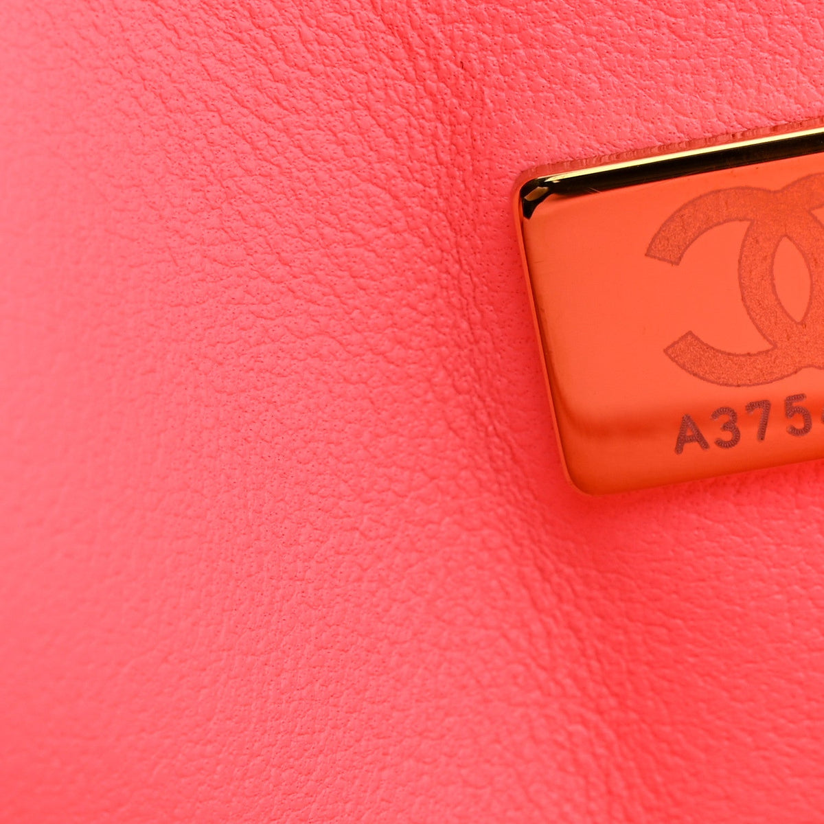 Lambskin Quilted Medium Hollywood Charms Double Flap Coral Pink wholesalehk.shop