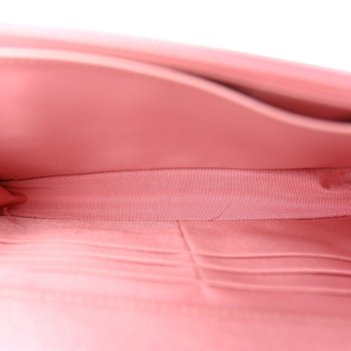 Iridescent Caviar Quilted Wallet on Chain WOC Rose Pink wholesalehk.shop