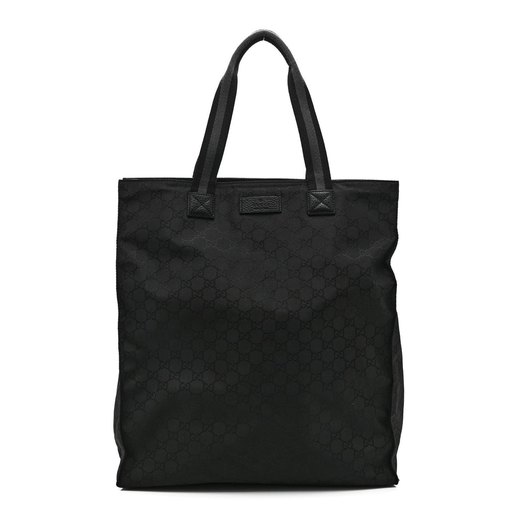 Nylon Monogram Vertical Tote Black wholesalehk.shop