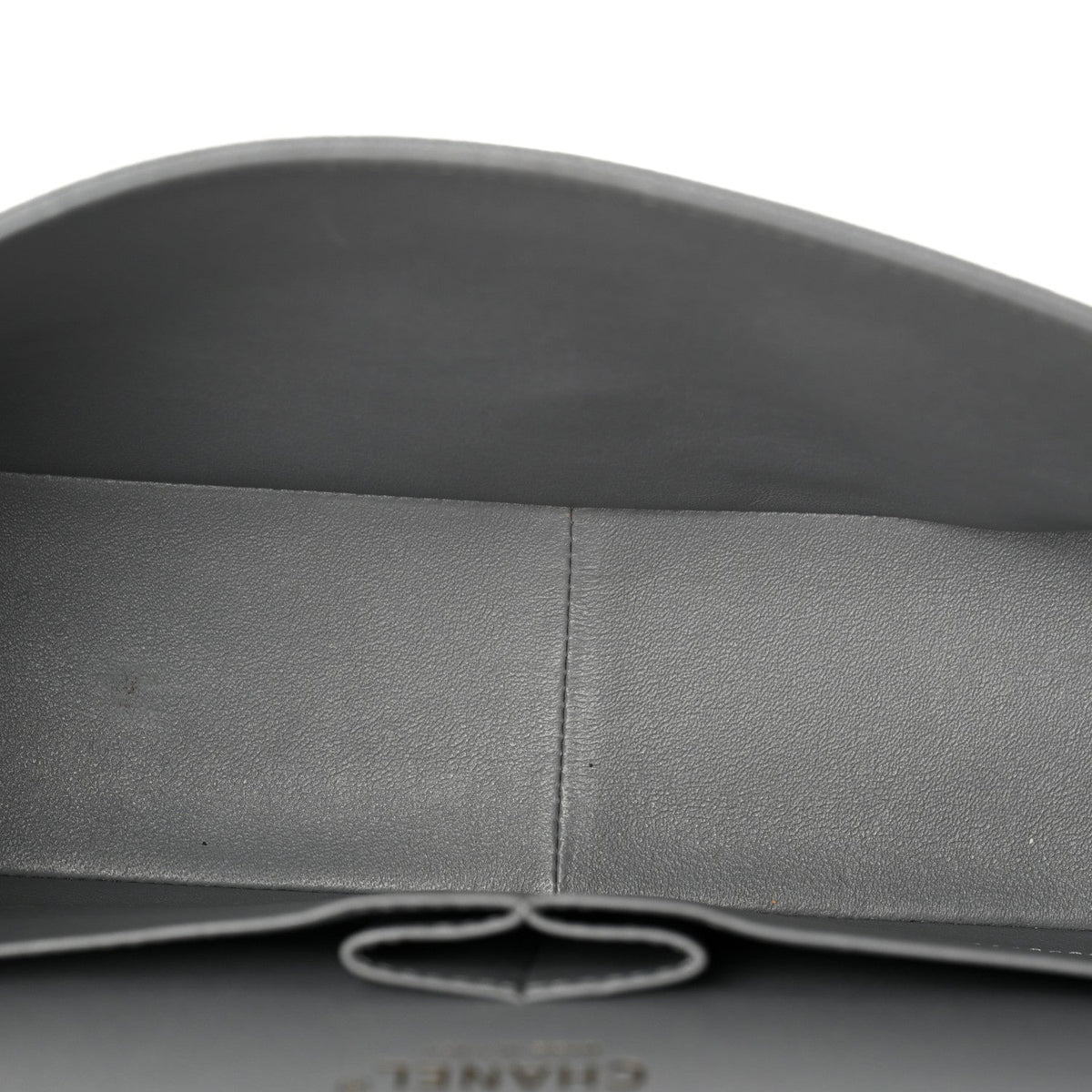Caviar Quilted Jumbo Double Flap Grey wholesalehk.shop