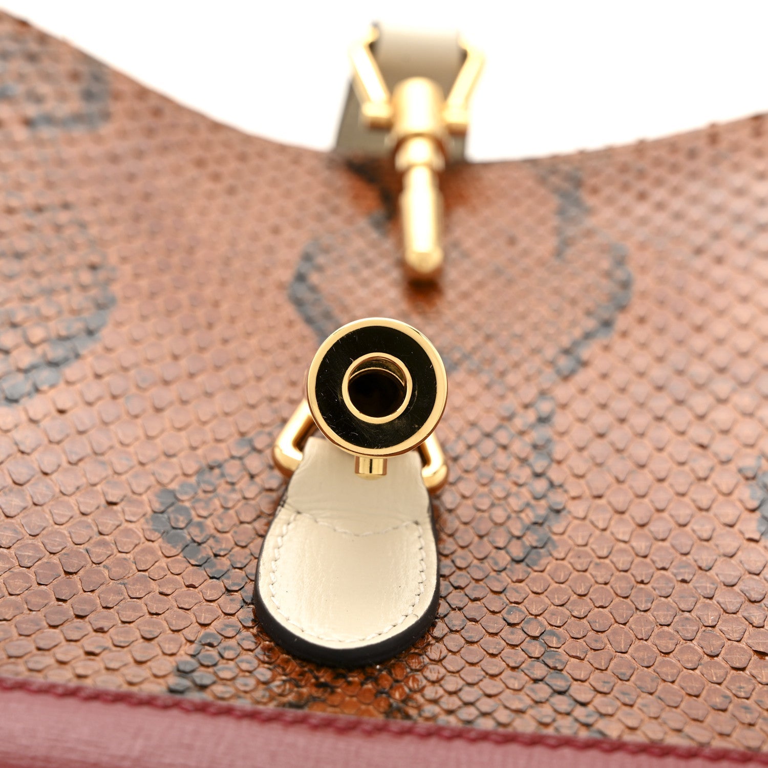 Snakeskin Calfskin Small Jackie 1961 Hobo Brown Multicolor £¨ Direct shipment via from wholesalehk.shop