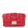 Patent Cannage Miss Dior Promenade Pouch Fuchsia wholesalehk.shop