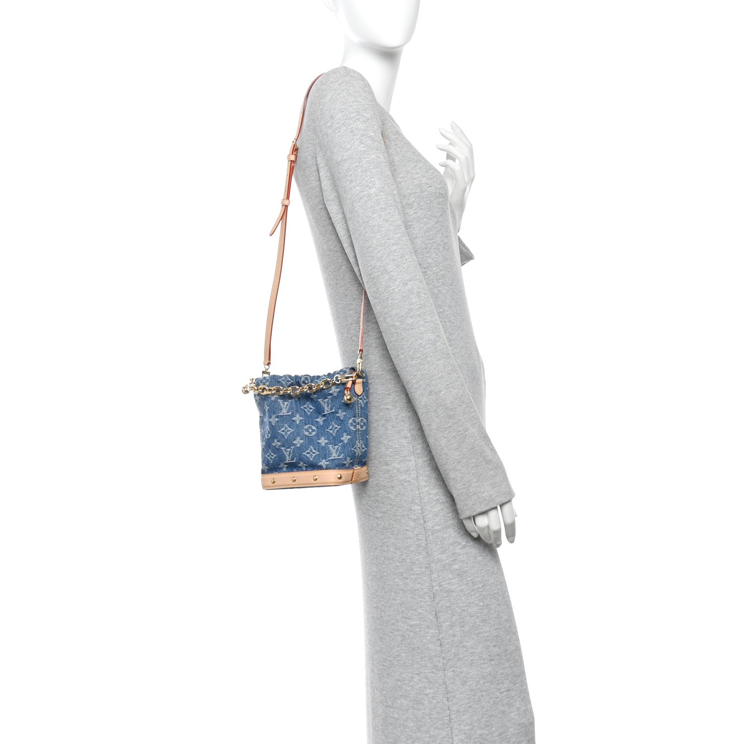 Monogram Denim Nano Noe Blue £¨ Direct shipment via from wholesalehk.shop