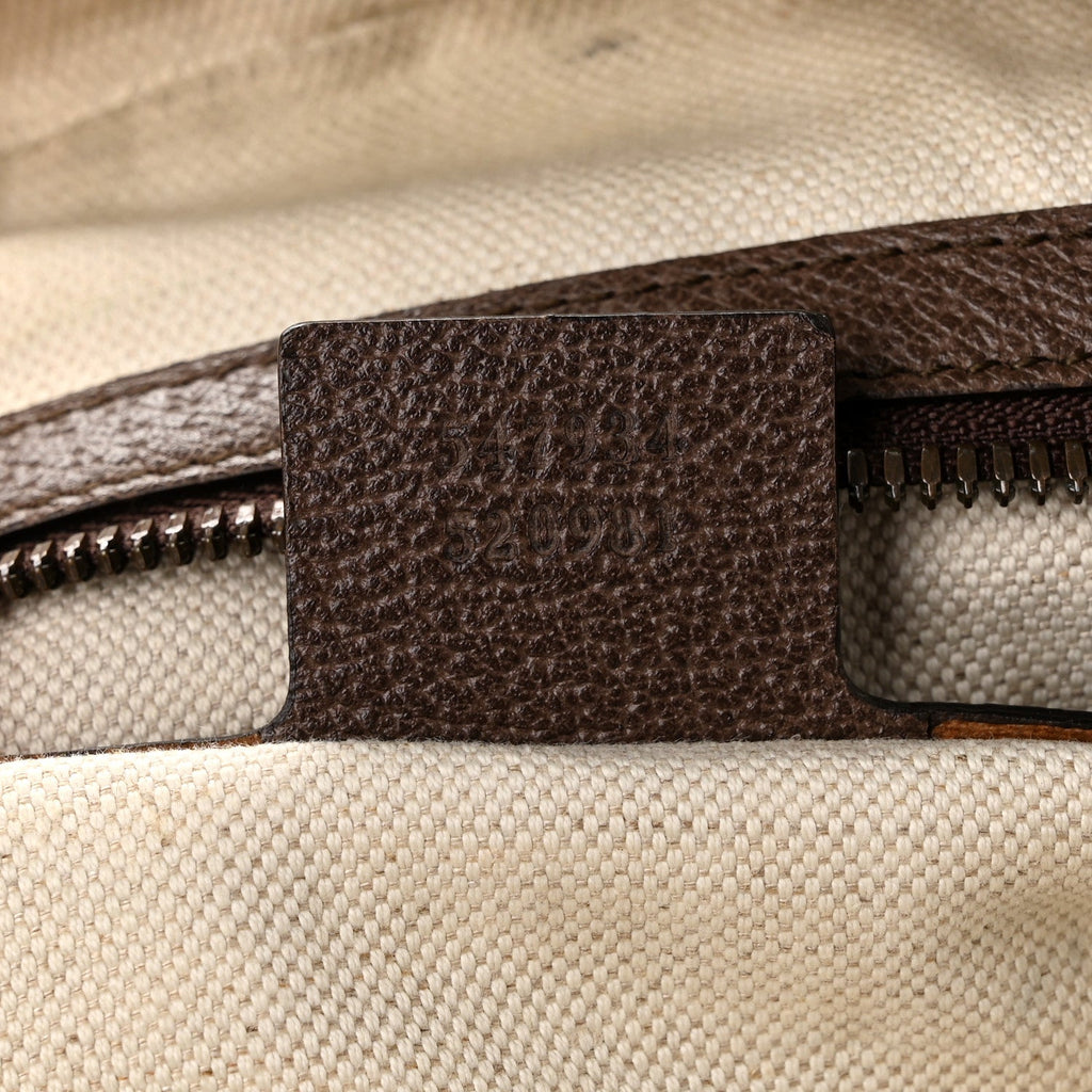 GG Supreme Monogram Web Medium Ophidia Messenger Bag Brown wholesalehk.shop