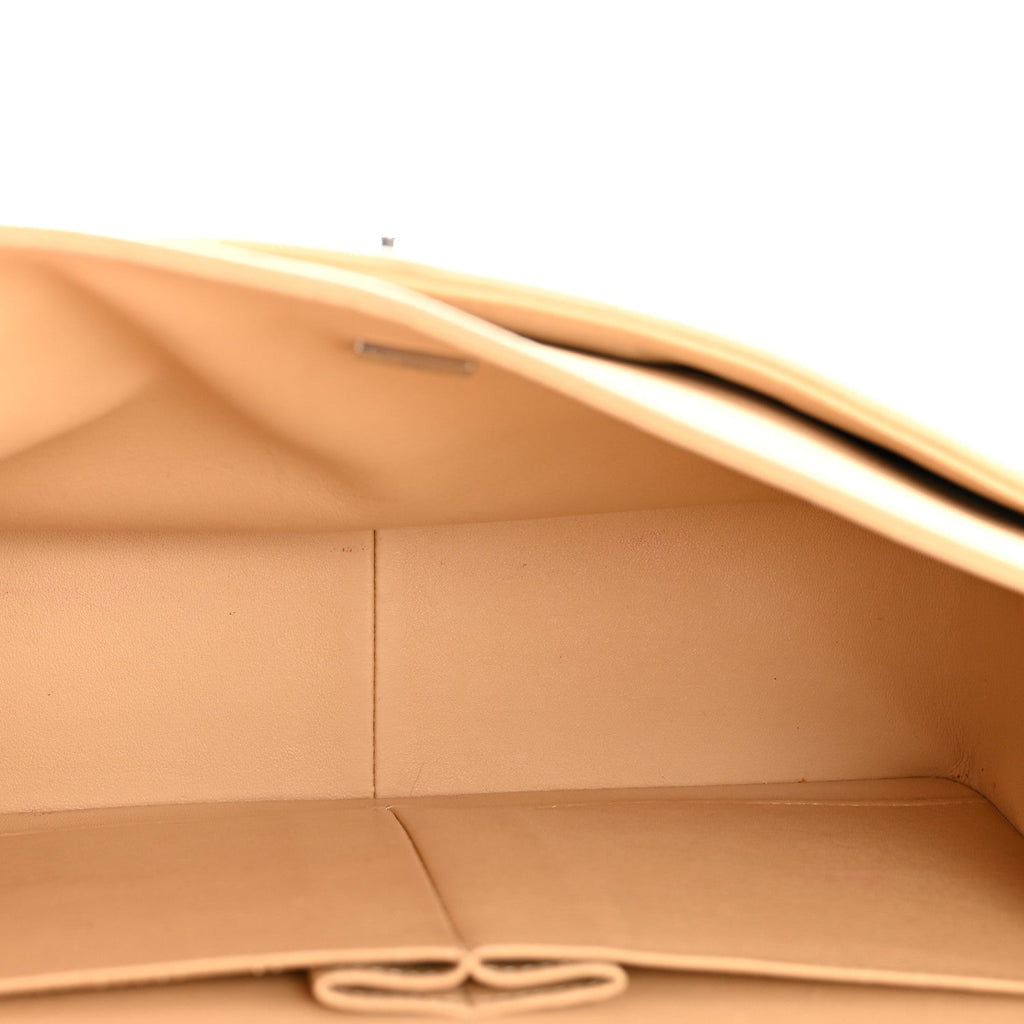 Caviar Quilted Jumbo Double Flap Beige Clair wholesalehk.shop