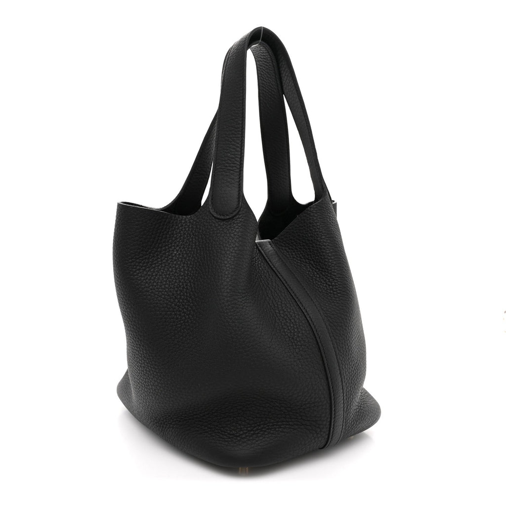 Taurillon Clemence Picotin Lock 22 MM Black £¨ Direct shipment via from wholesalehk.shop