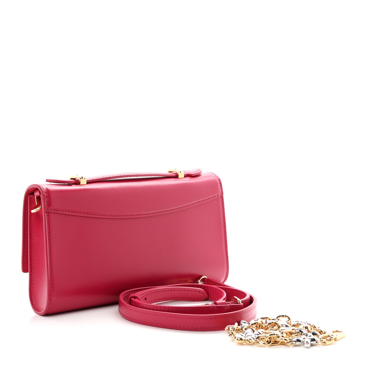 Calfskin LV Wallet On Chain Capucines Raspberry £¨ Direct shipment via from wholesalehk.shop