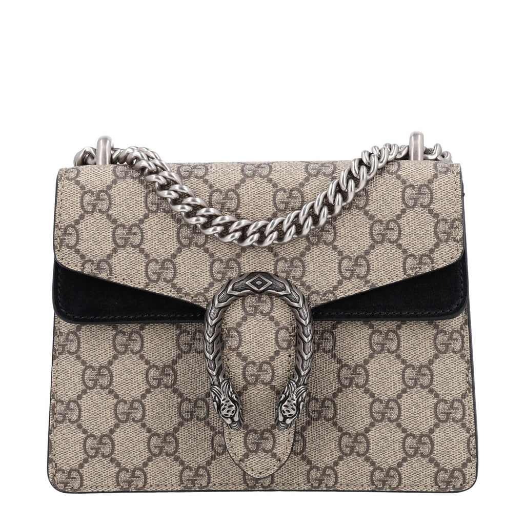GG Supreme Monogram Mini Dionysus Shoulder Bag Black wholesalehk.shop