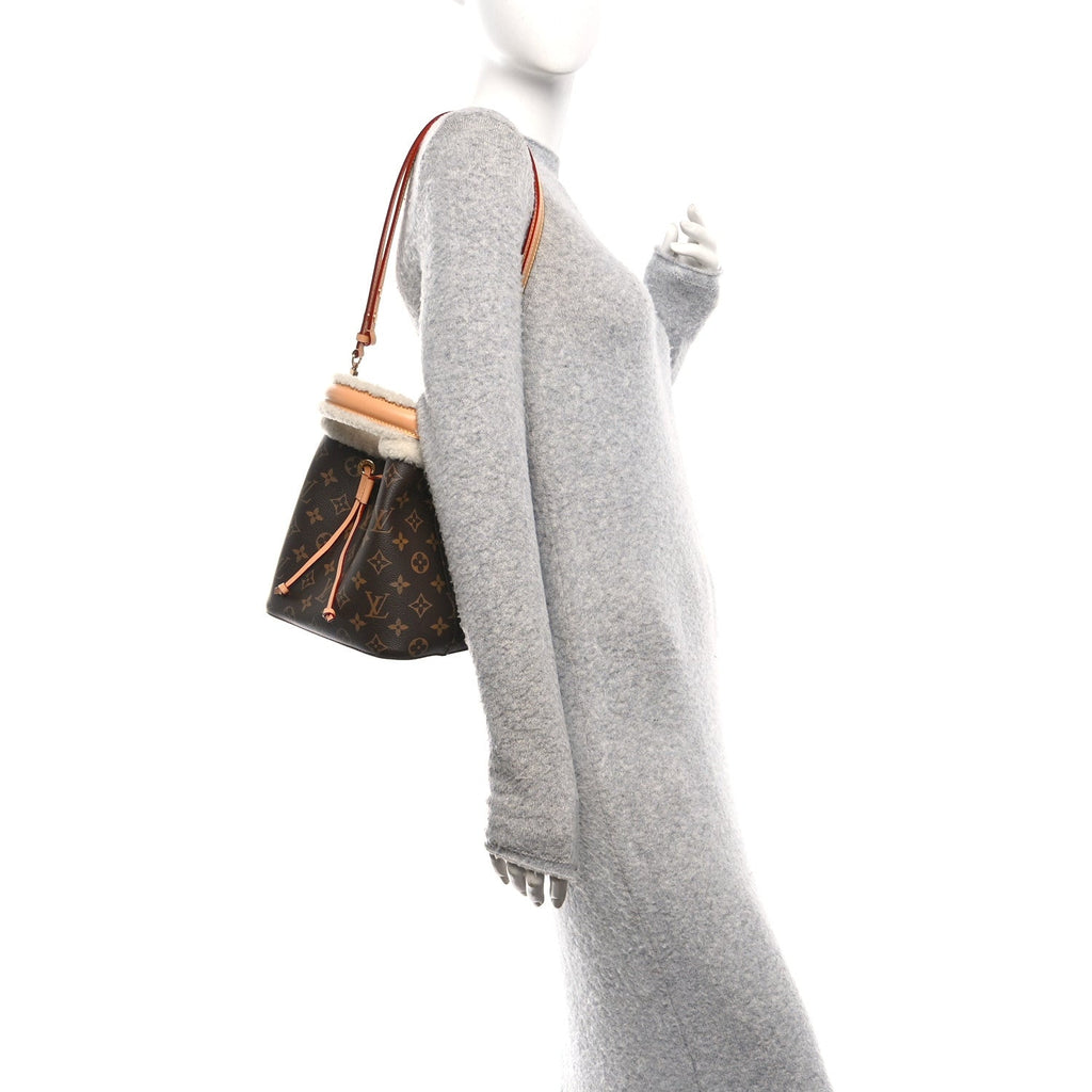 Monogram Shearling Cozygram Neonoe BB £¨ Direct shipment via from wholesalehk.shop