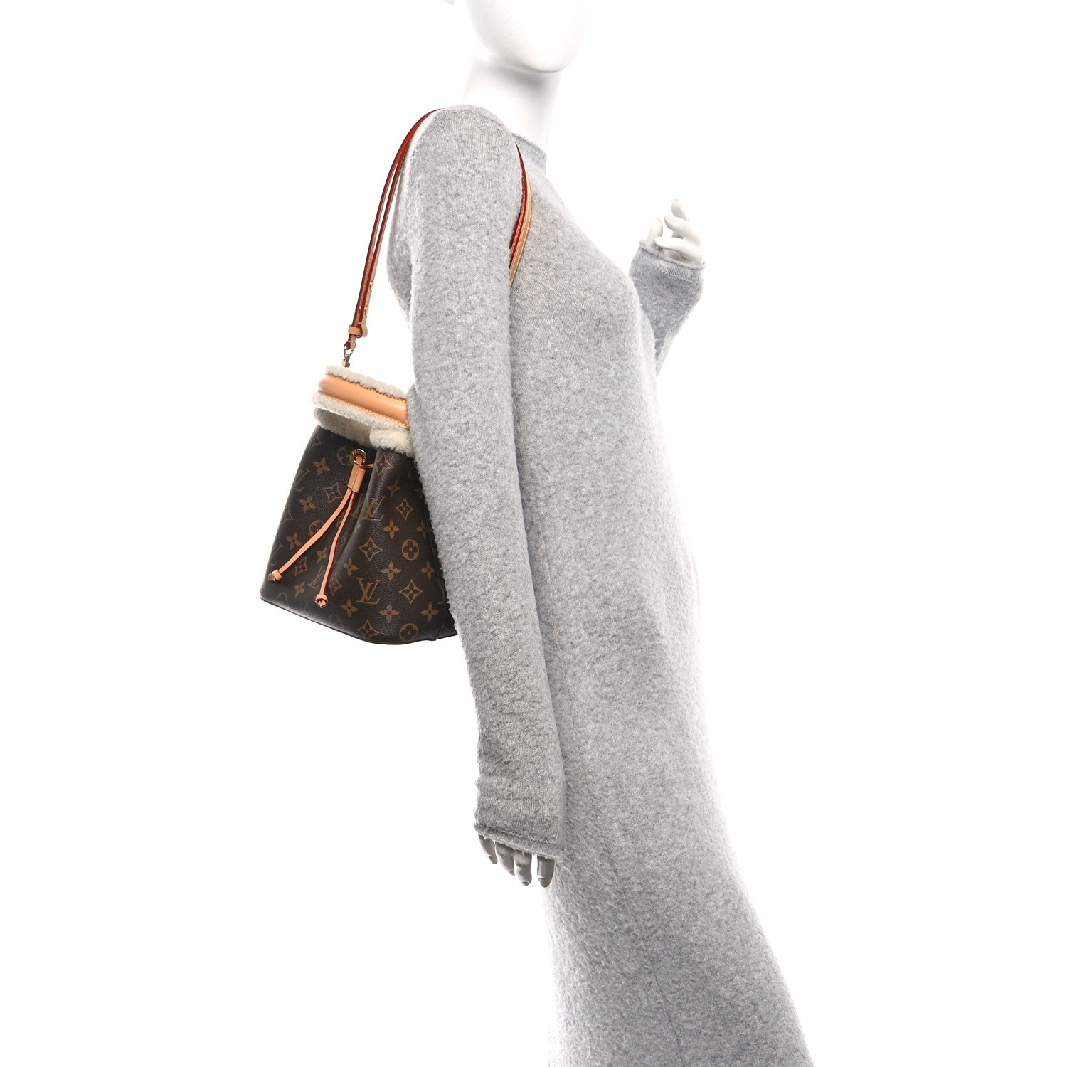 Monogram Shearling Cozygram Neonoe BB £¨ Direct shipment via from wholesalehk.shop