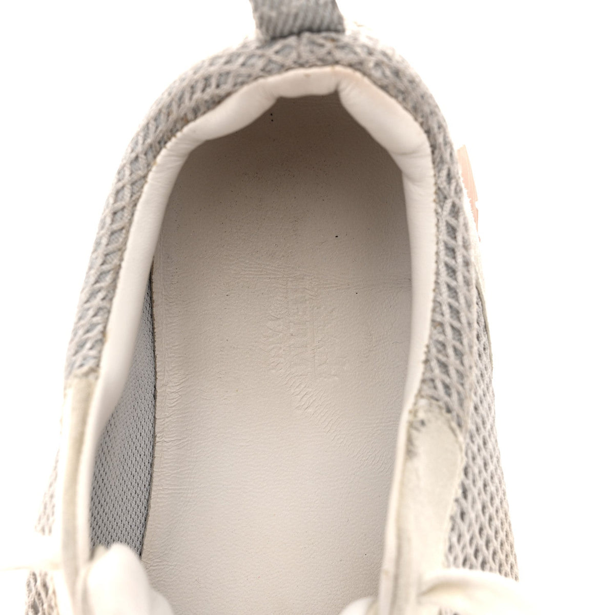 Air Mesh Suede Goatskin Bouncing Sneakers 35 Gris Lulea White wholesalehk.shop