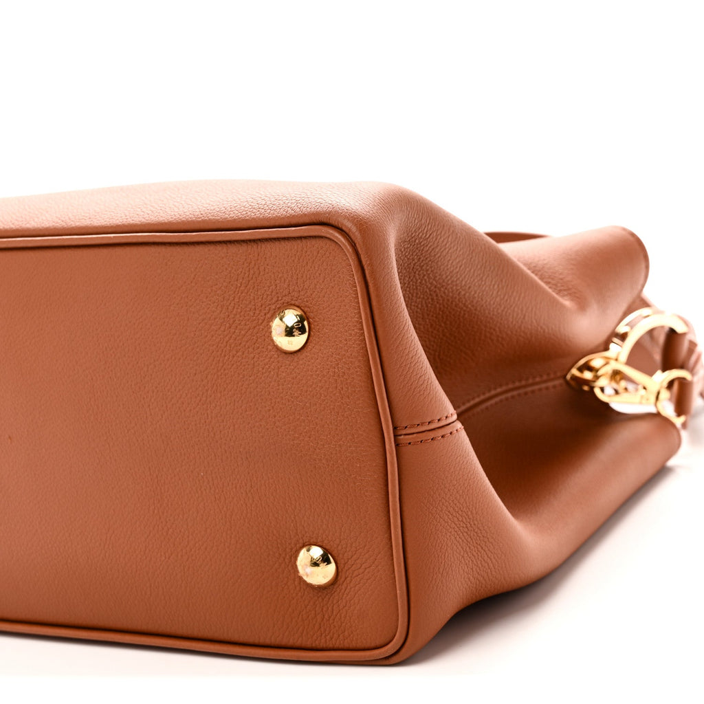 Smooth Grained Calfskin Capucines GM  Souple Cognac £¨ Direct shipment via from wholesalehk.shop