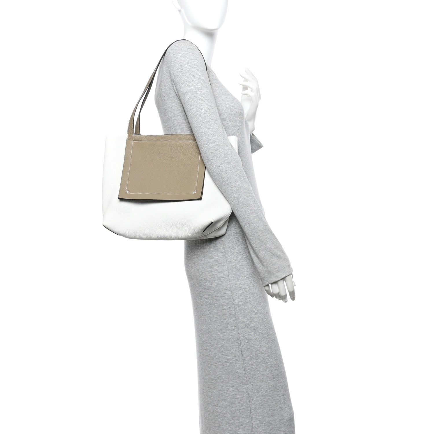 Taurillon Clemence Cabasellier 31 Mushroom Beige Marfa £¨ Direct shipment via from wholesalehk.shop