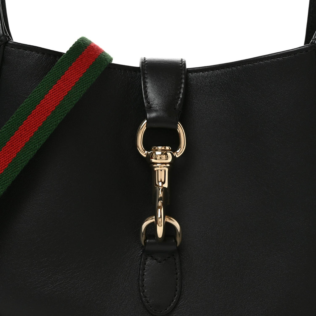 Calfskin Small Jackie Shoulder Bag Black £¨ Direct shipment via from wholesalehk.shop