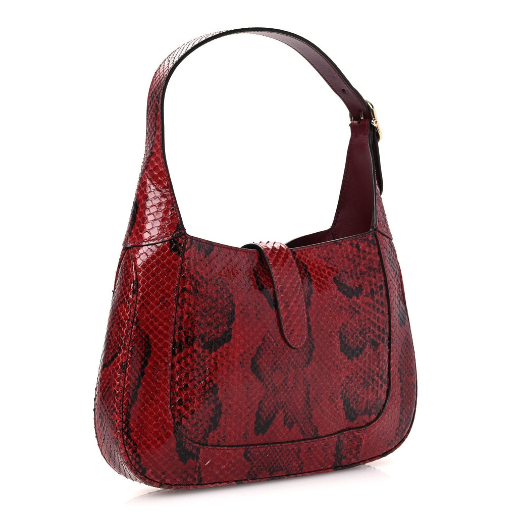 Snakeskin Web Small Jackie 1961 Hobo Rosso Ancora £¨ Direct shipment via from wholesalehk.shop
