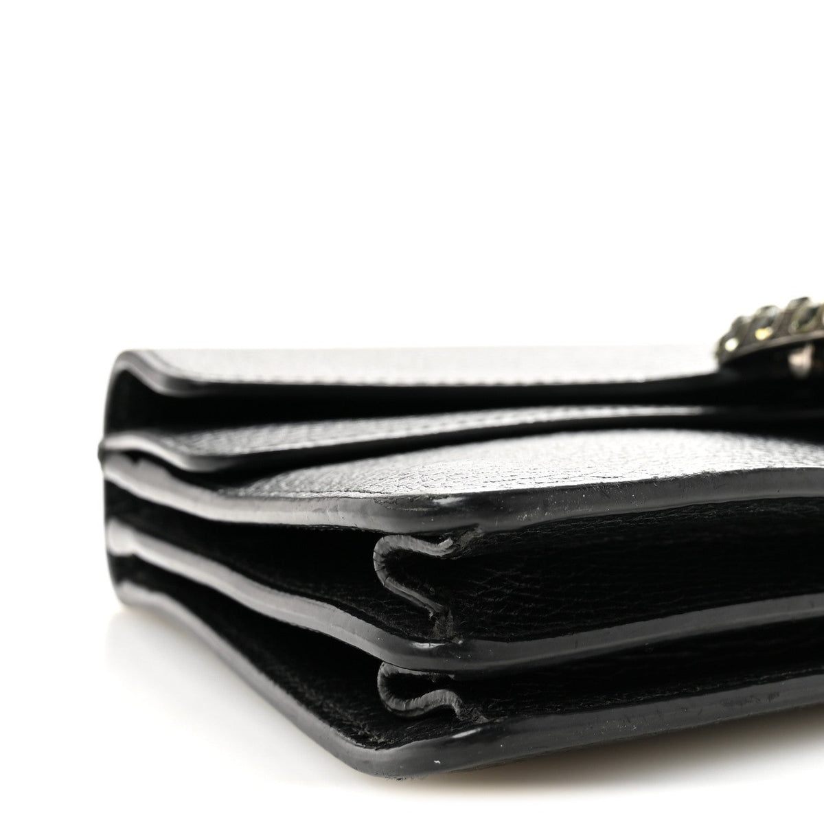 Pebbled Calfskin Small Dionysus Shoulder Bag Black wholesalehk.shop