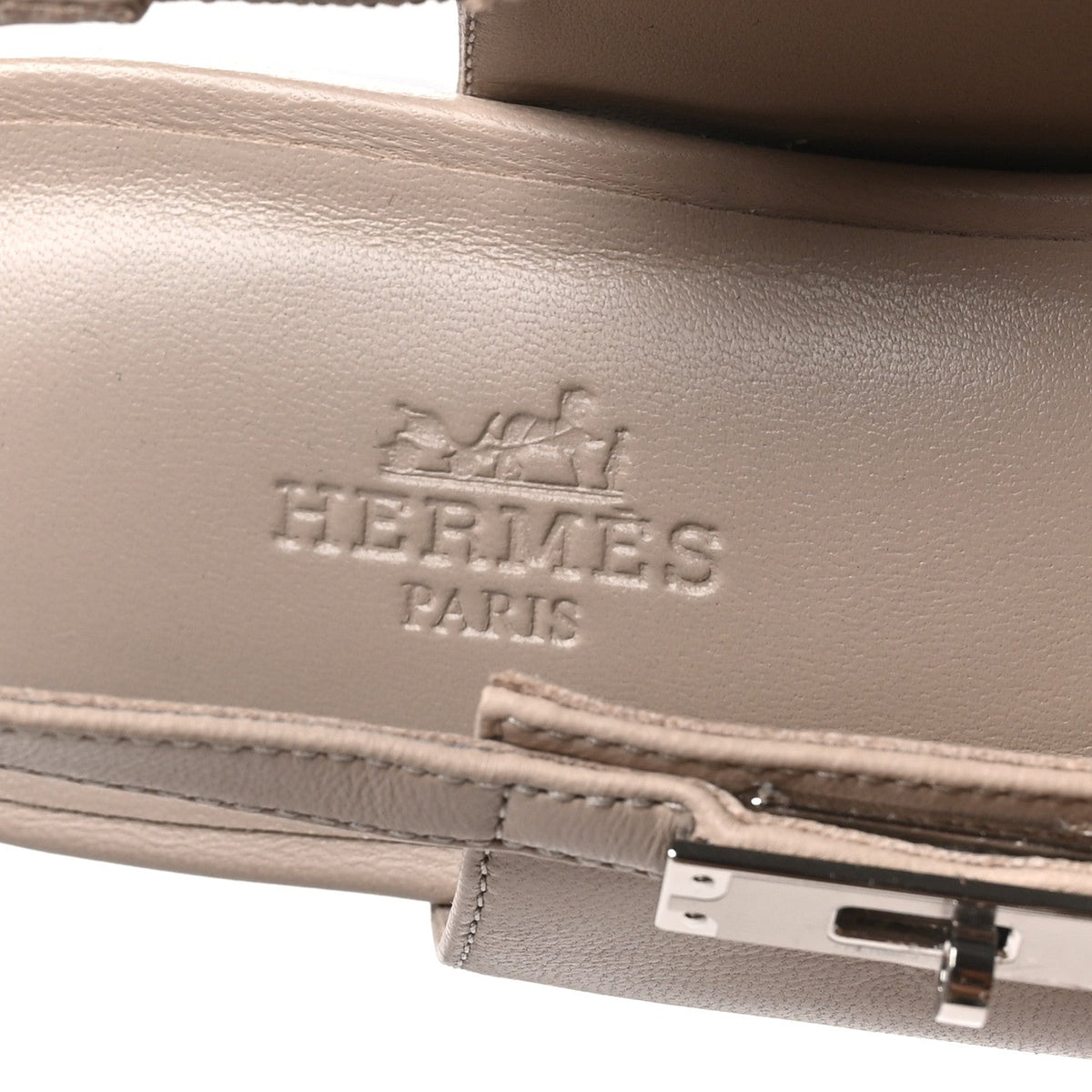 Nappa Lovely Slingback Flats 38.5 Beige Galet wholesalehk.shop