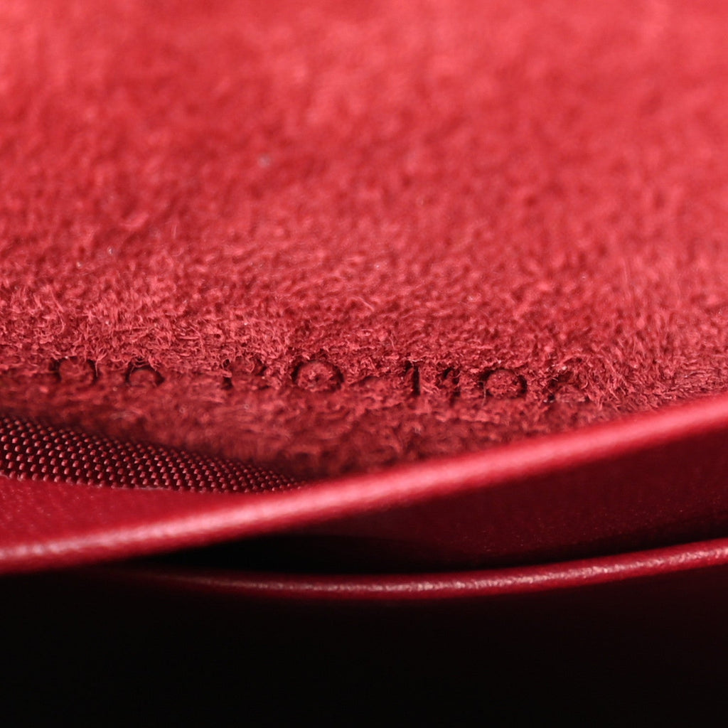 Lambskin Studded Vertical Diorama Spicy Red ¡§ Direct shipment via from wholesalehk.shop