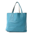 Veau Sikkim Double Sens 36 Reversible Tote Turquoise Gris Perle £¨ Direct shipment via from wholesalehk.shop