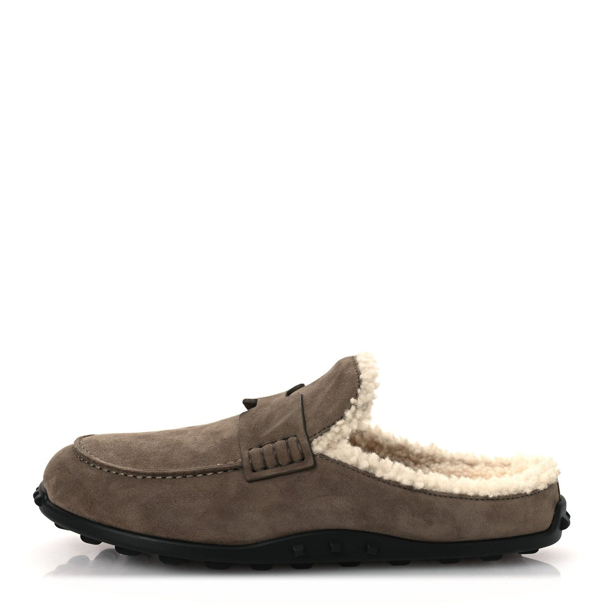 Suede Goatskin Shearling Go Mules 38 Brun Frume Ecru wholesalehk.shop