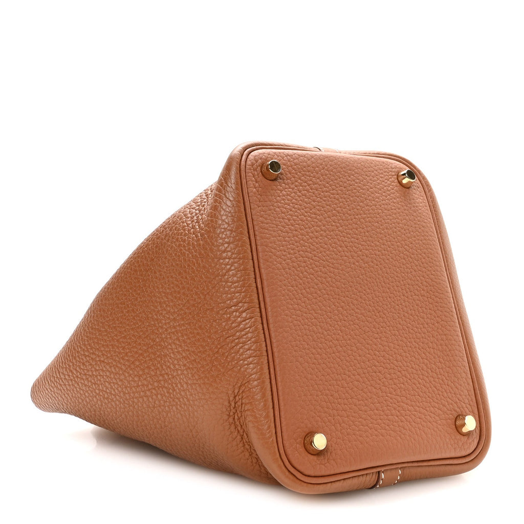 Taurillon Clemence Picotin Lock 18 PM Gold £¨ Direct shipment via from wholesalehk.shop