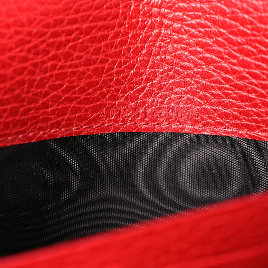 Calfskin Mini Dionysus Chain Wallet Hibiscus Red wholesalehk.shop