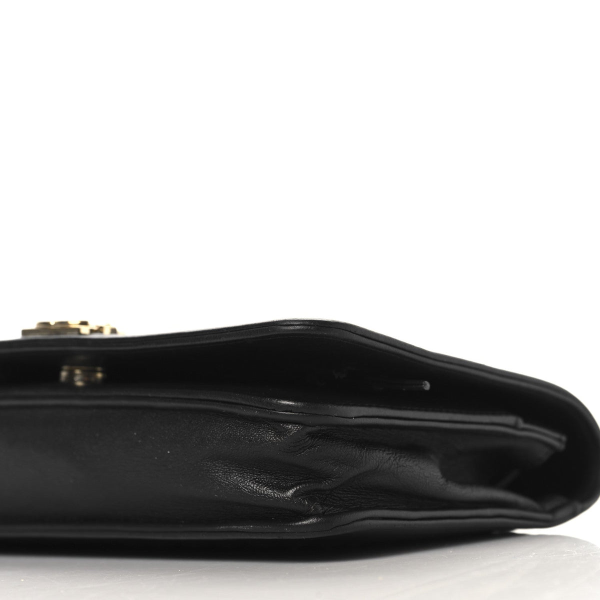 LAmbskin Chevron Boy Wallet On Chain WOC Black wholesalehk.shop