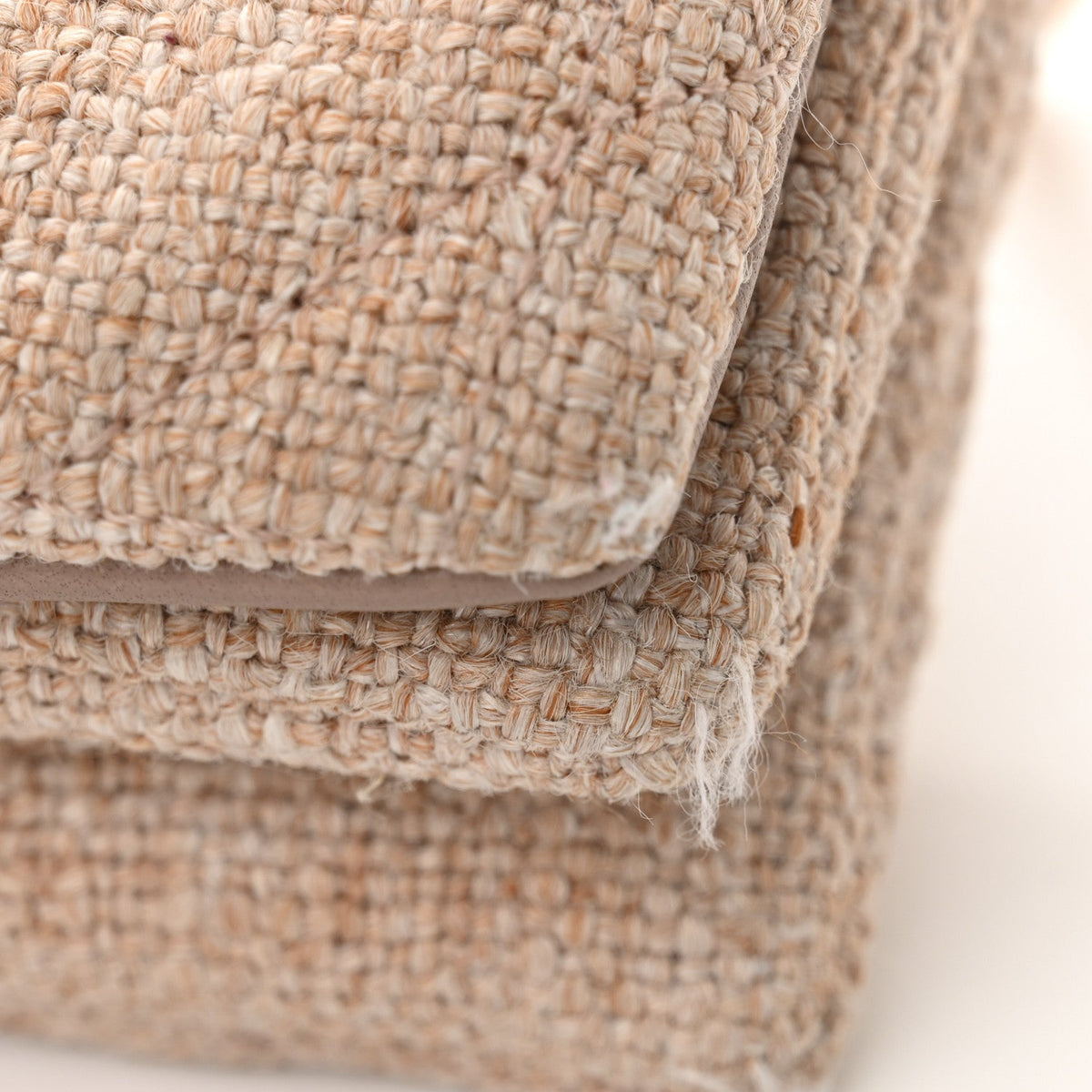 Linen Macrocannage Mini Caro Bag Rose wholesalehk.shop