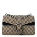 GG Supreme Monogram Small Dionysus Shoulder Bag Black wholesalehk.shop