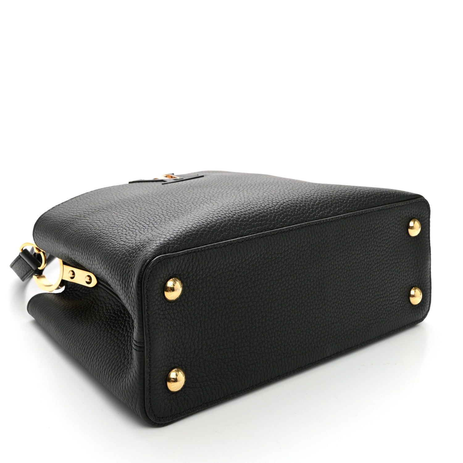 Taurillon Capucines PM Black £¨ Direct shipment via from wholesalehk.shop