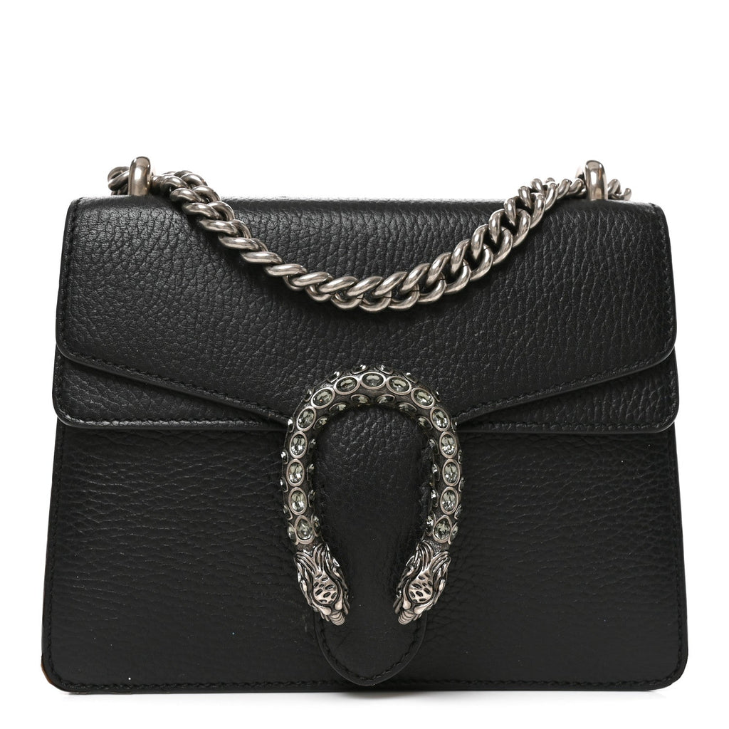Calfskin Mini Dionysus Shoulder Bag Black wholesalehk.shop