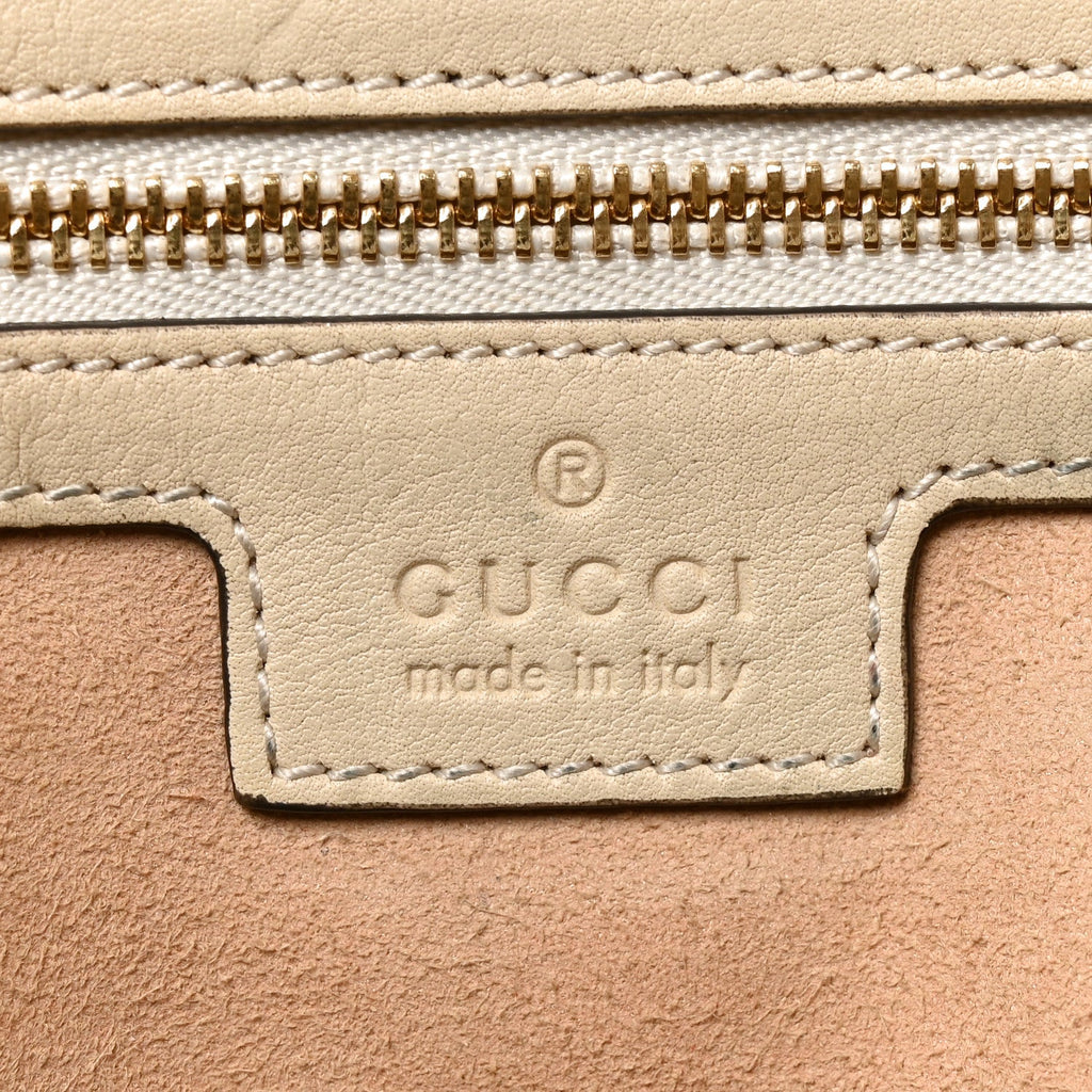 GG Supreme Monogram Medium Padlock Tote White £¨ Direct shipment via from wholesalehk.shop