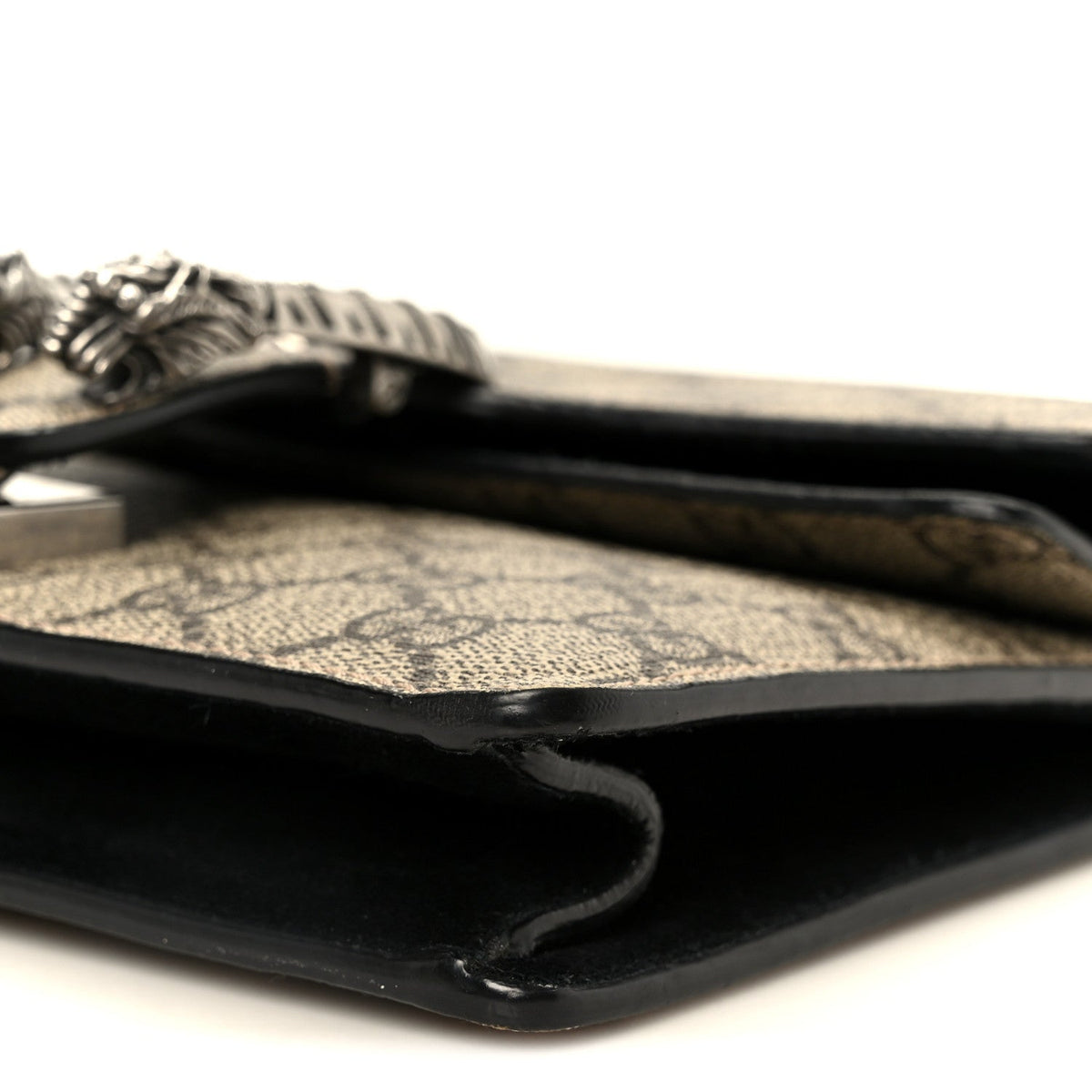 GG Supreme Monogram Mini Dionysus Shoulder Bag Black wholesalehk.shop