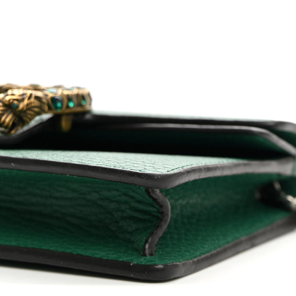 Calfskin Super Mini Dionysus Shoulder Bag Emerald wholesalehk.shop