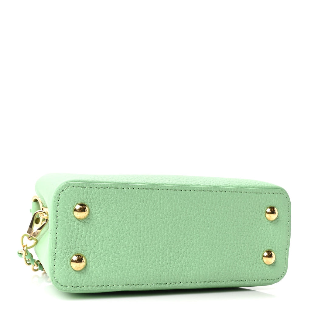 Taurillon Mini Capucines Vert Pomme £¨ Direct shipment via from wholesalehk.shop