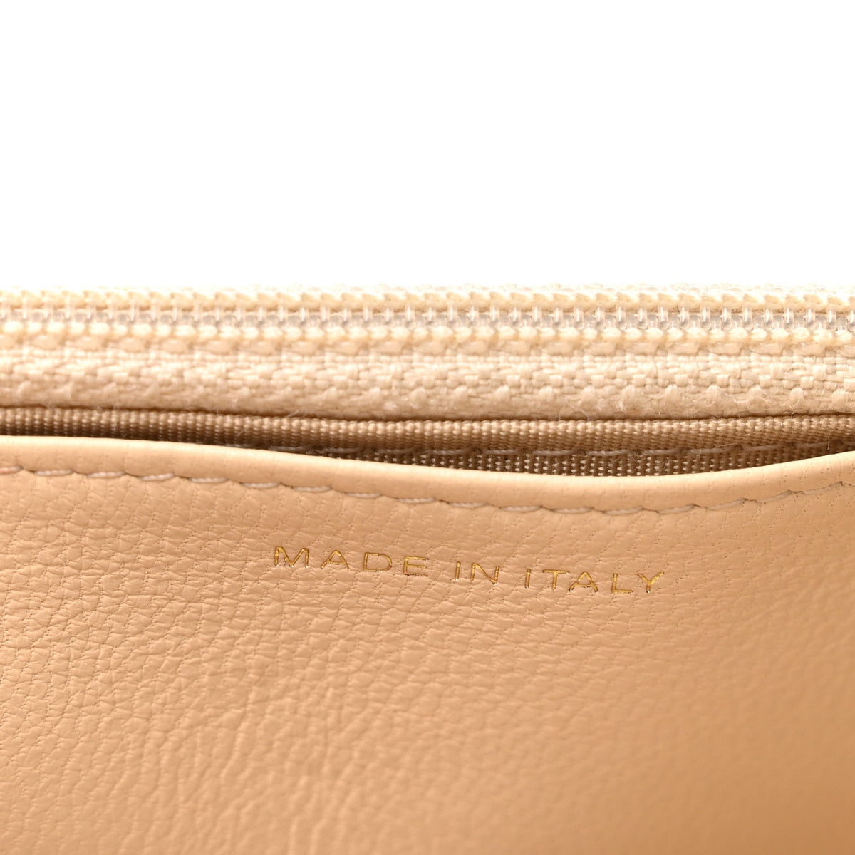 Lambskin Quilted Chanel 19 Wallet On Chain WOC Beige wholesalehk.shop