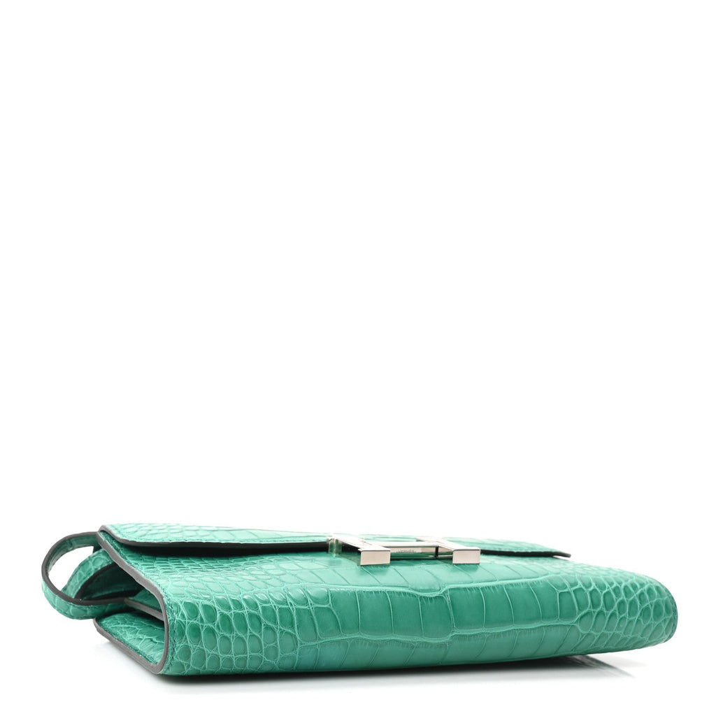 Matte Alligator Constance Long Wallet To Go Vert Jade £¨ Direct shipment via from wholesalehk.shop
