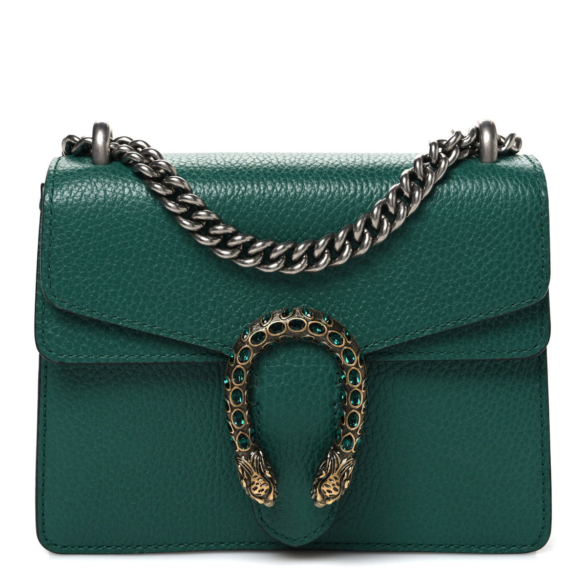 Calfskin Mini Dionysus Shoulder Bag Emerald wholesalehk.shop