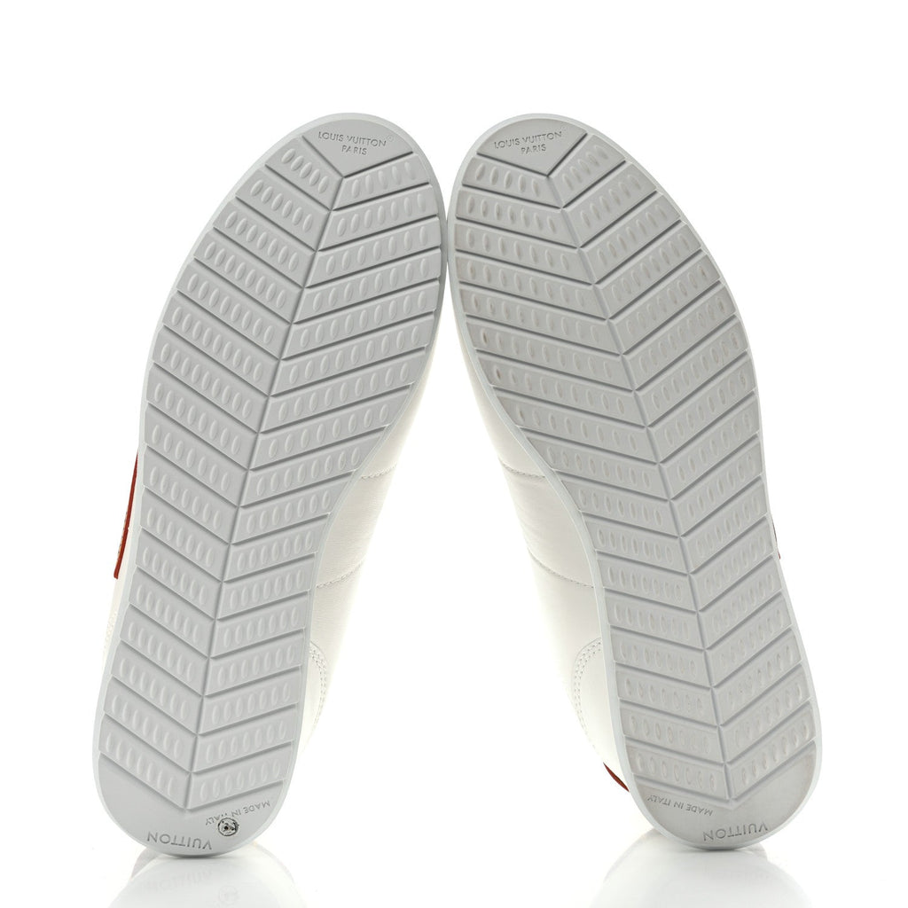 Lambskin Vachetta Mens LV Buttersoft Sneakers 10 White £¨ Direct shipment via from wholesalehk.shop