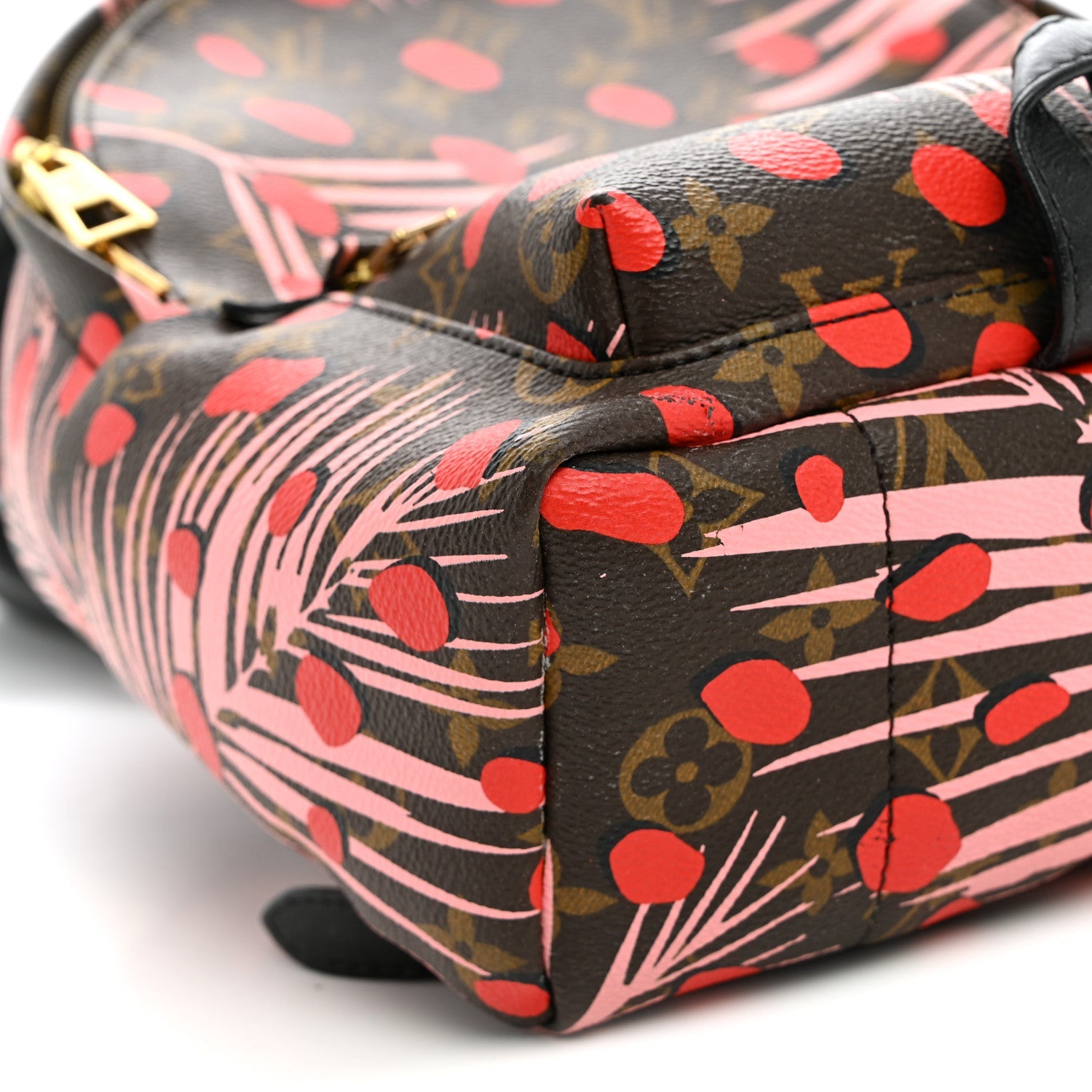 Monogram Jungle Dots Palm Springs Backpack PM Sugar Pink Poppy £¨ Direct shipment via from wholesalehk.shop
