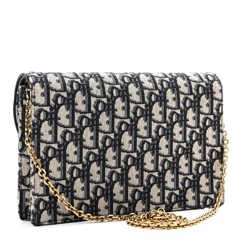 Oblique Saddle Chain Pouch Blue wholesalehk.shop
