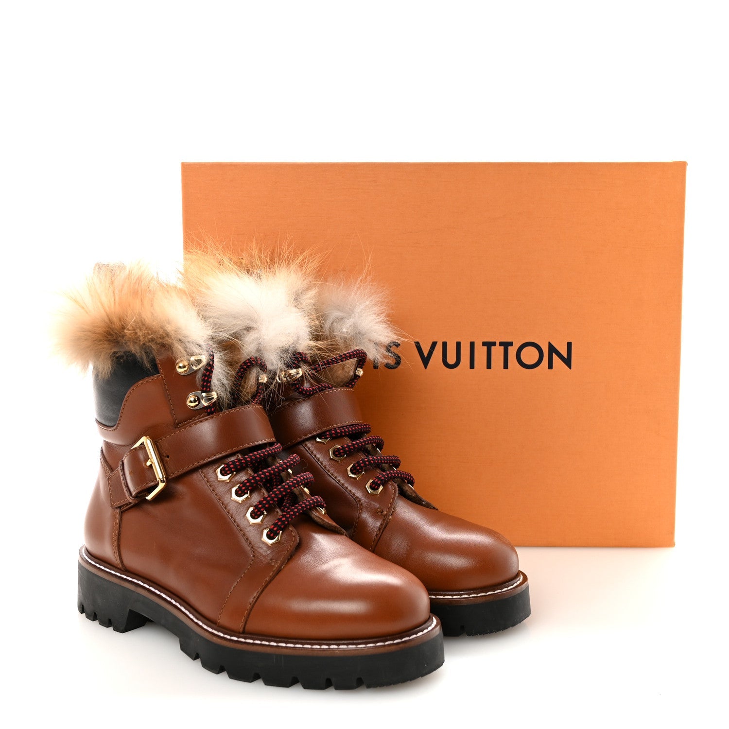 Calfskin Fur Territory Flat Ranger Combat Boots 37 Cognac £¨ Direct shipment via from wholesalehk.shop