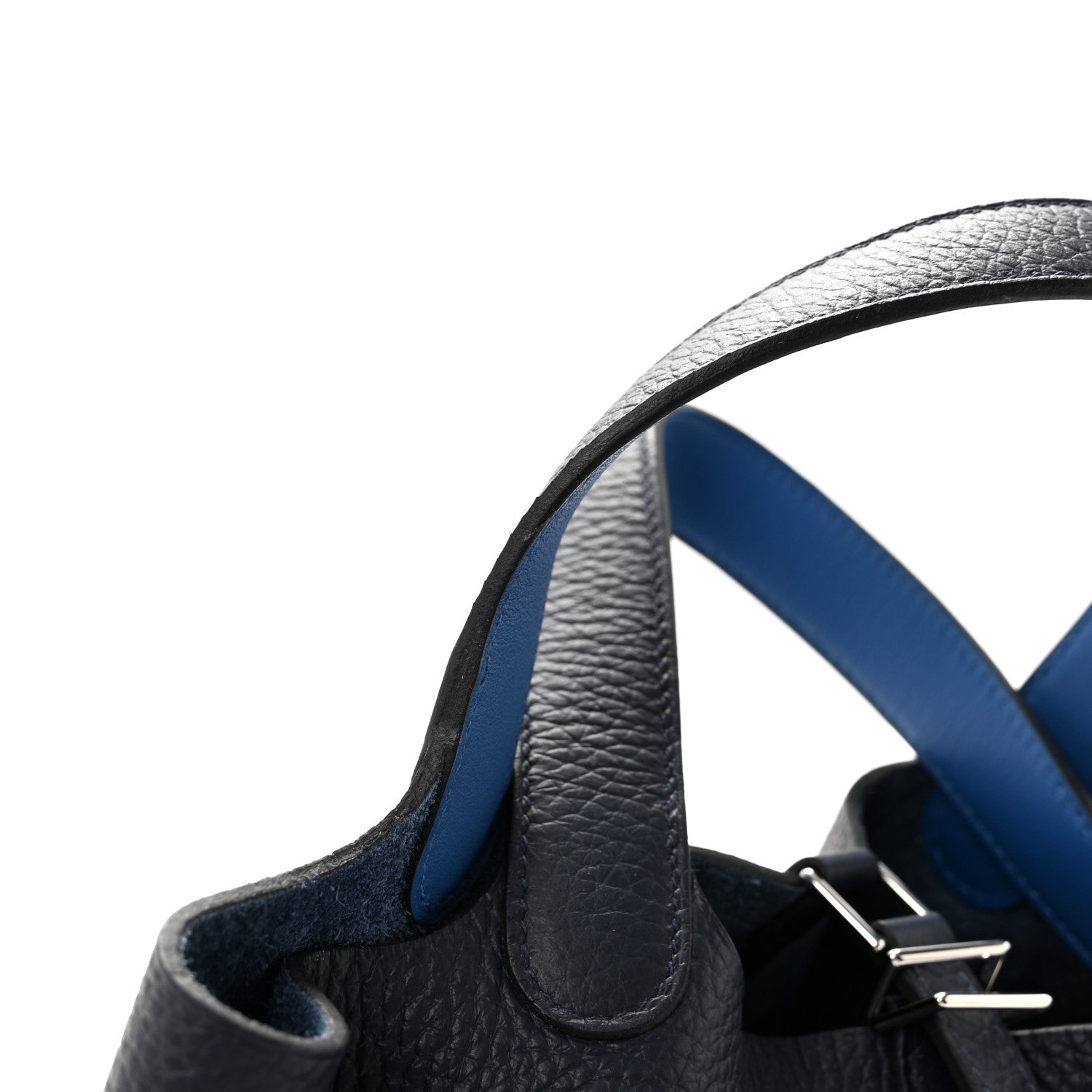 Taurillon Clemence Swift Eclat Picotin Lock 18 PM Bleu Encre Bleu Zellige £¨ Direct shipment via from wholesalehk.shop