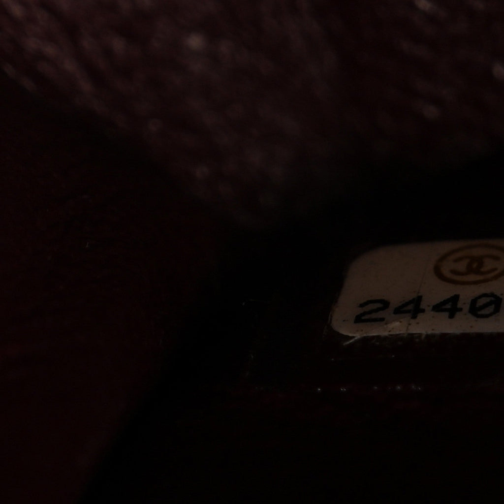 Lambskin Quilted Medium Double Flap Black wholesalehk.shop