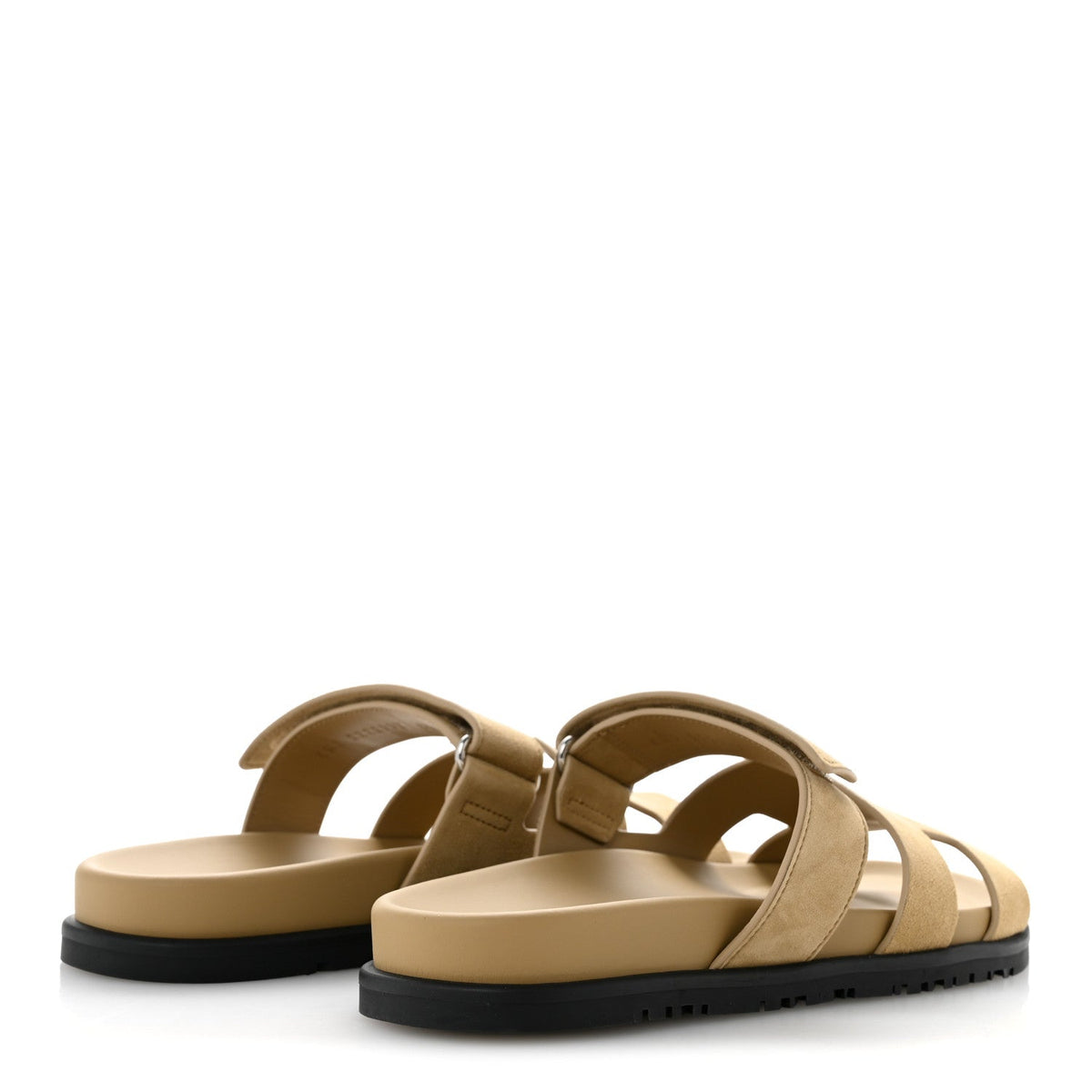 Suede Goatskin Womens Chypre Sandals 38 Beige Sable wholesalehk.shop