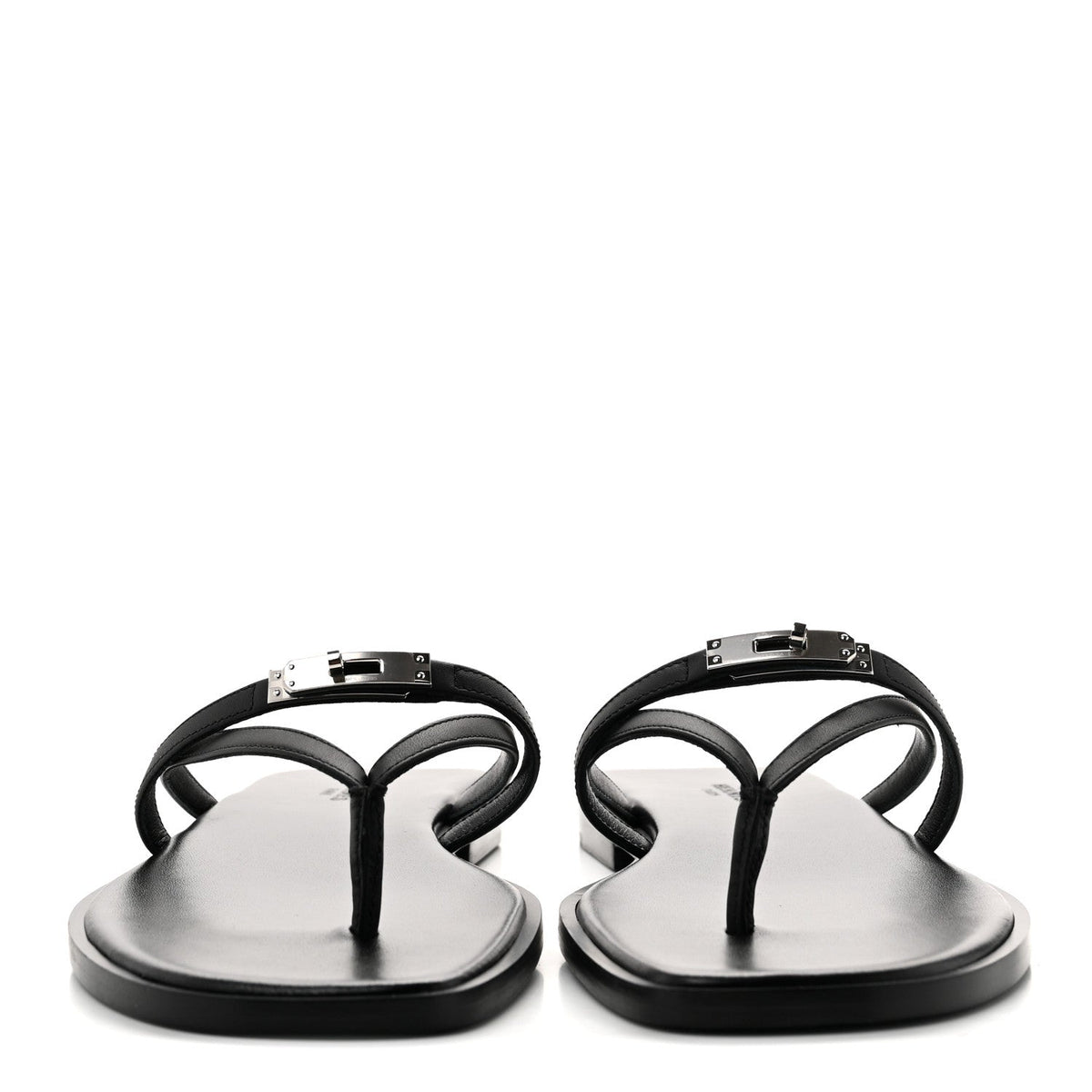 Calfskin Miss Sandals 39 Black wholesalehk.shop