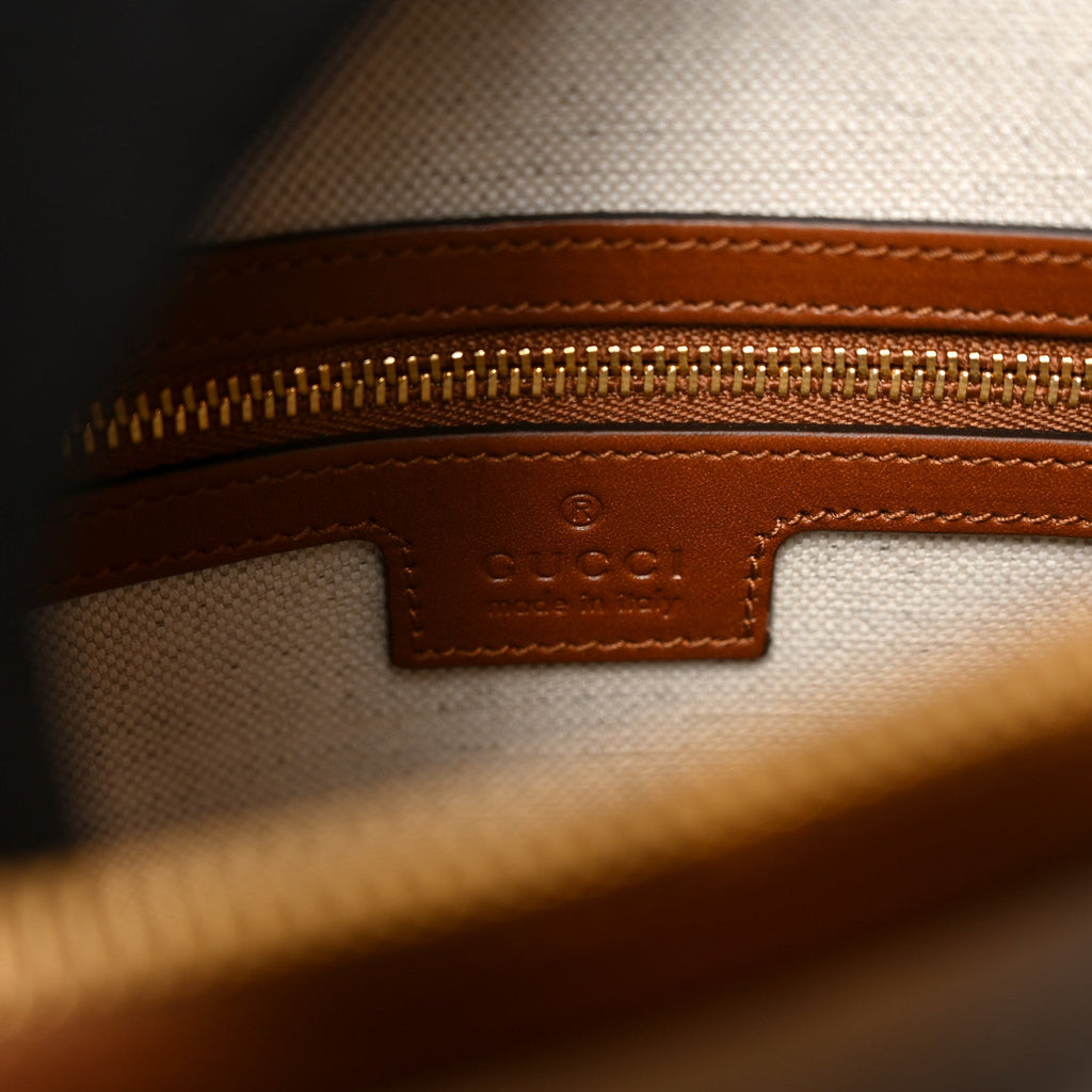 Charisma Calfskin Gucci Embossed Medium Diana Tote Bag Peanut Brown wholesalehk.shop