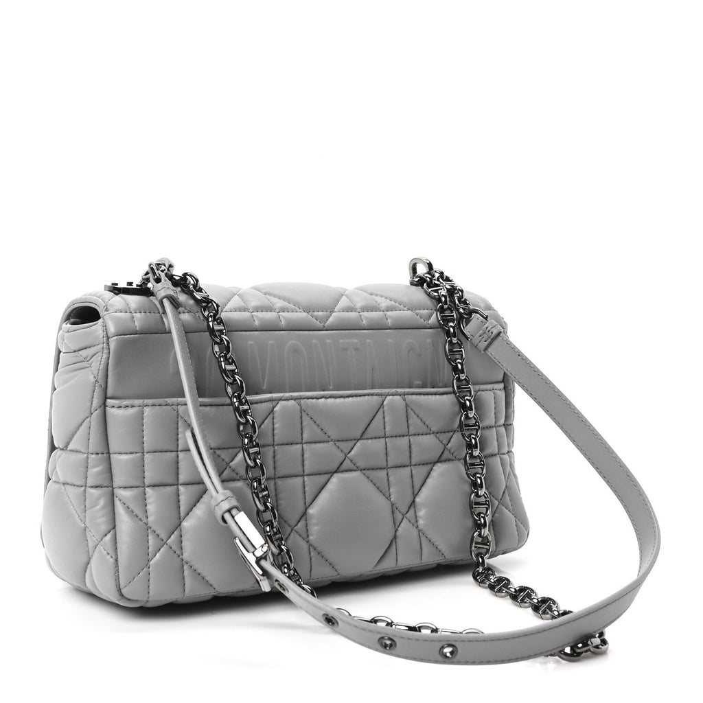 Calfskin Macrocannage Medium Caro Bag Iron Grey wholesalehk.shop