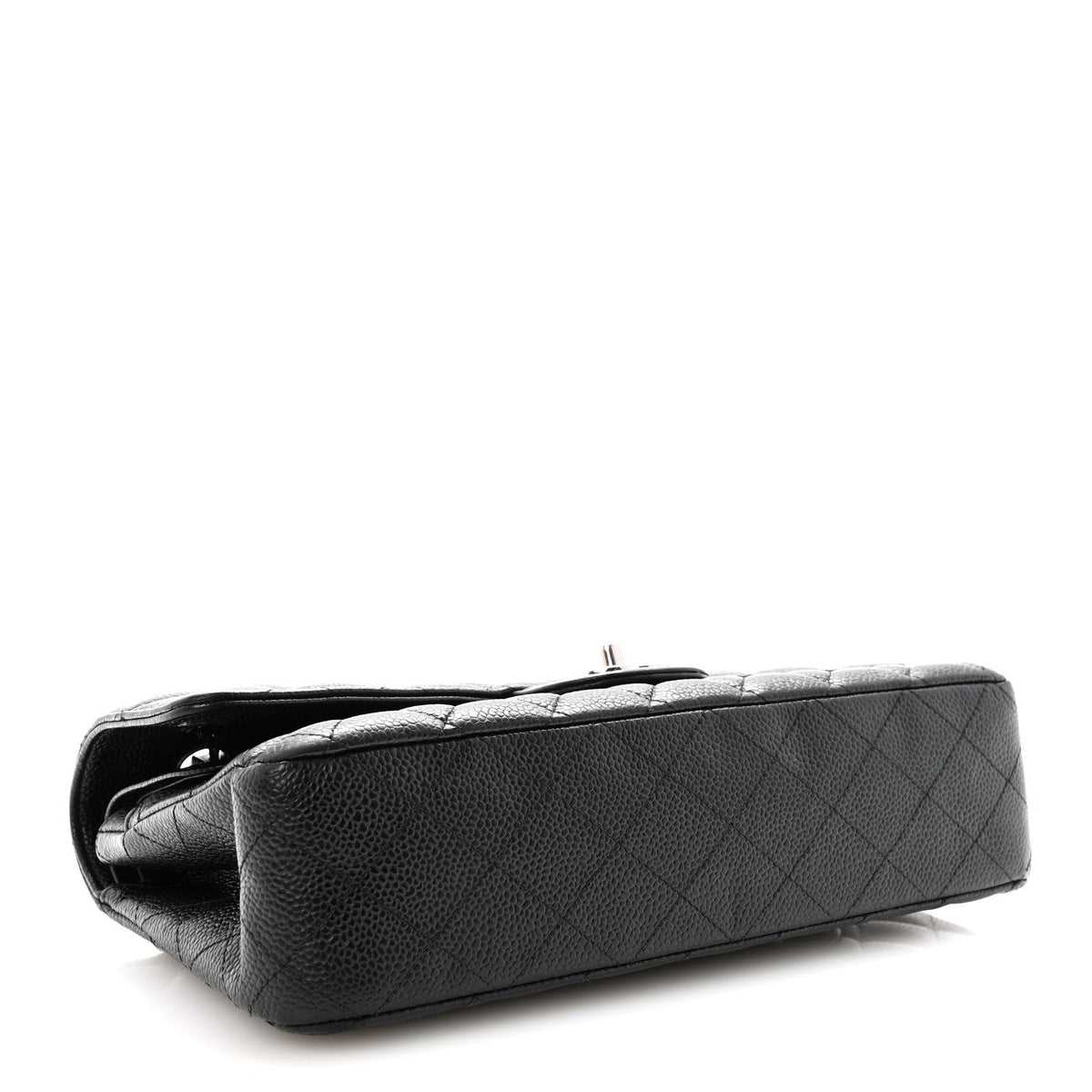 Caviar Quilted Medium Double Flap Black wholesalehk.shop